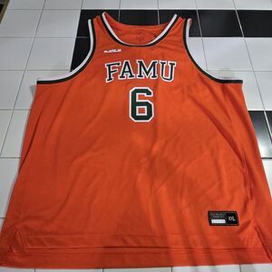 Florida A&M Basketball Jersey LeBron James #6 Nike Sz 2XL NCAA Basketball Orange